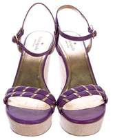 Thumbnail for your product : Kate Spade Leather Platform Sandals