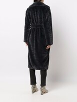 Thumbnail for your product : P.A.R.O.S.H. Belted Teddy Midi Coat