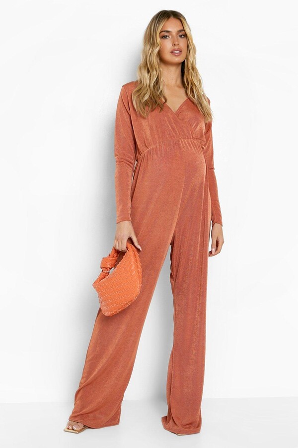 orange romper womens