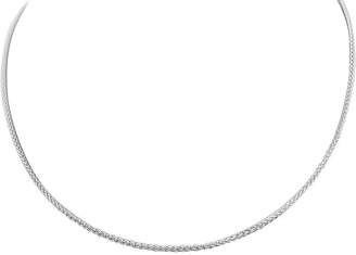 JCPenney FINE JEWELRY Made in Italy Sterling Silver 22 Wheat Chain Necklace