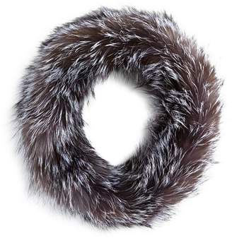 Surell Fox Fur Infinity Loop Scarf