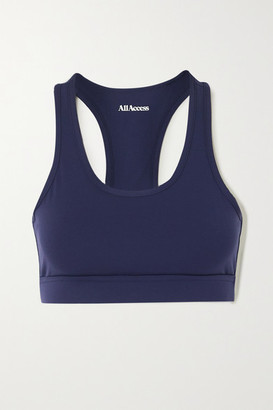 All Access Front Row Stretch Sports Bra - Navy