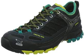 evo Salewa Womens WS FIRETAIL GTX Trekking & Hiking Shoes Black Schwarz (0950_Black/Venom) Size: (7 UK)