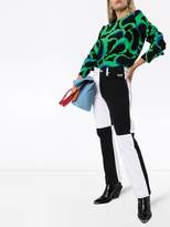 Thumbnail for your product : MSGM Straight-Leg Two-Tone Jeans