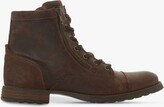 Thumbnail for your product : Dune Charing Double Zip Worker Boot, Brown