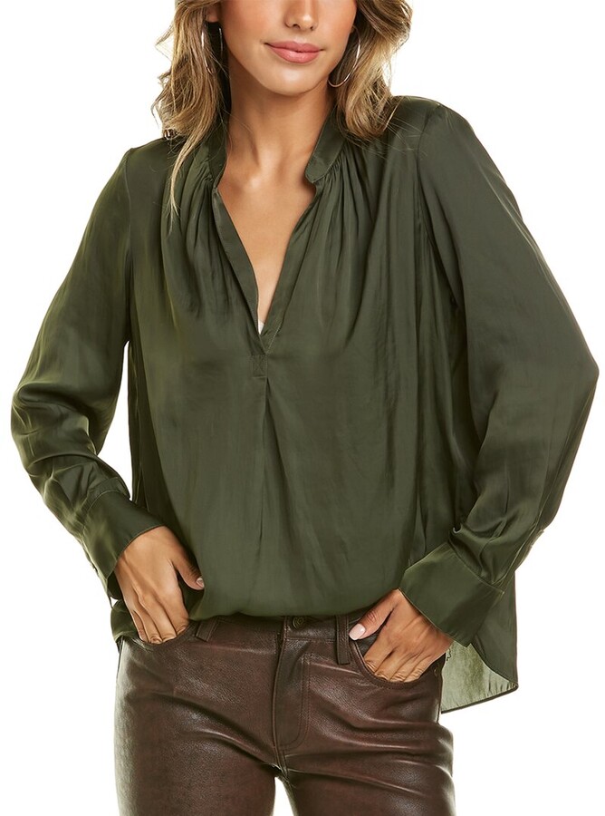 Zadig & Voltaire Tink Satin Tunic - ShopStyle