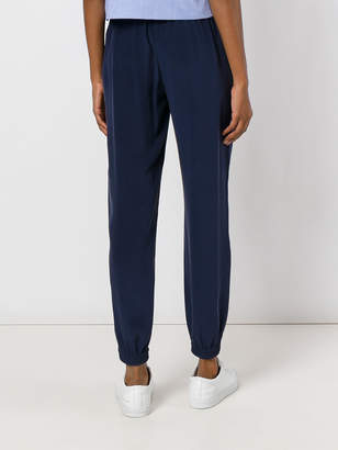 Cédric Charlier elasticated cuffs cropped trousers