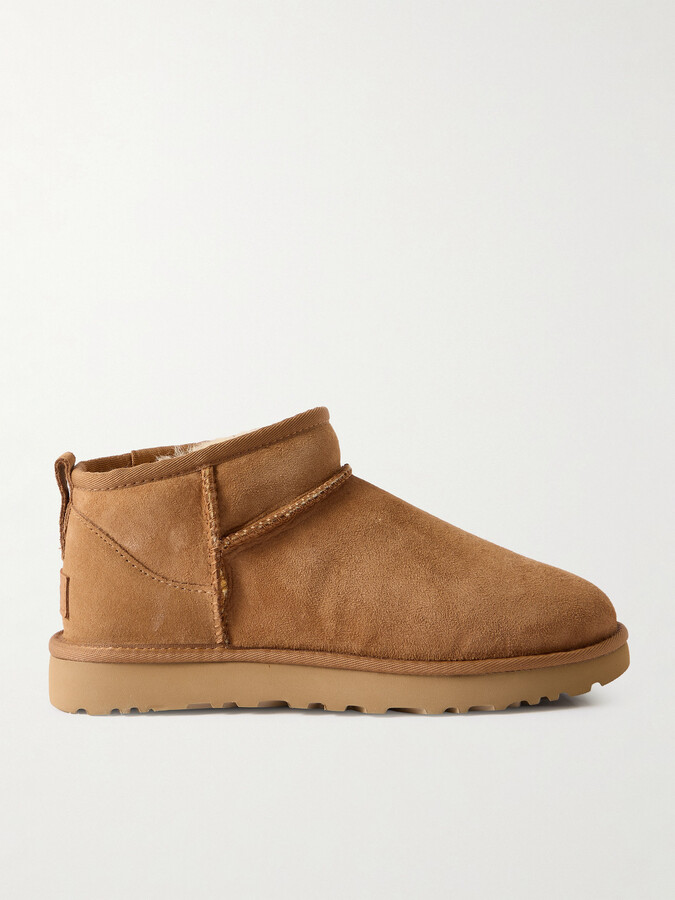 UGG - Classic Ultra Mini Shearling Boots - Brown