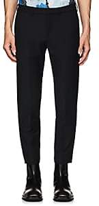 Off-White Men's Stretch Cotton-Blend Chino Skinny Trousers-Black