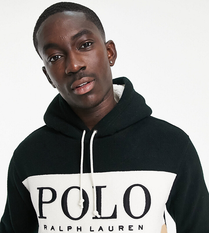 black polo pullover hoodie