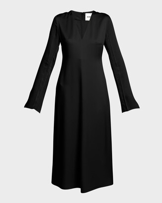 【送料&関税込】Jil Sander V-neck Maxi Dress Jil sander V-neck maxi dress available on SUGAR - 173881