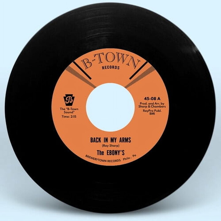 Avis The Ebonys - Back In My Arms B/w I Can't Help But Love You - Music & Performance - Vinyl [7-Inch]