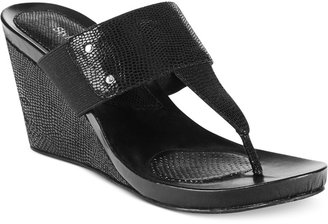 Style&Co. Women's Chick1 Wedge Thong Sandals