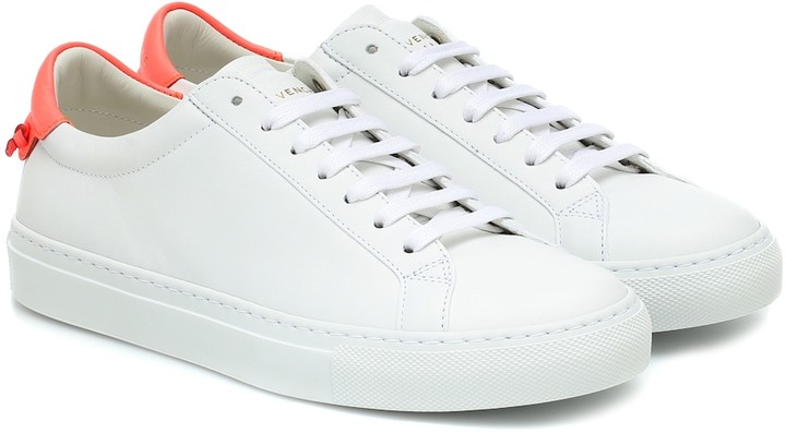 givenchy white & pink urban knots sneakers