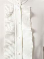 Thumbnail for your product : Chloé ruffle trim mandarin collar shirt