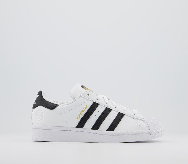 white superstar trainers