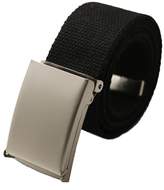 Thumbnail for your product : Maikun Men's Tactical Metal Belt Metal Buckle Black Canvas Belt 46in Long