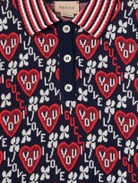 Thumbnail for your product : Gucci Children Love You heart-pattern dress