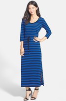 Thumbnail for your product : Vince Camuto 'Signal Stripe' Drawstring Waist Maxi Dress