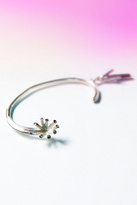 Thumbnail for your product : Free People Delphine Charlotte Parmentier Silver Crystal Ear Cuff