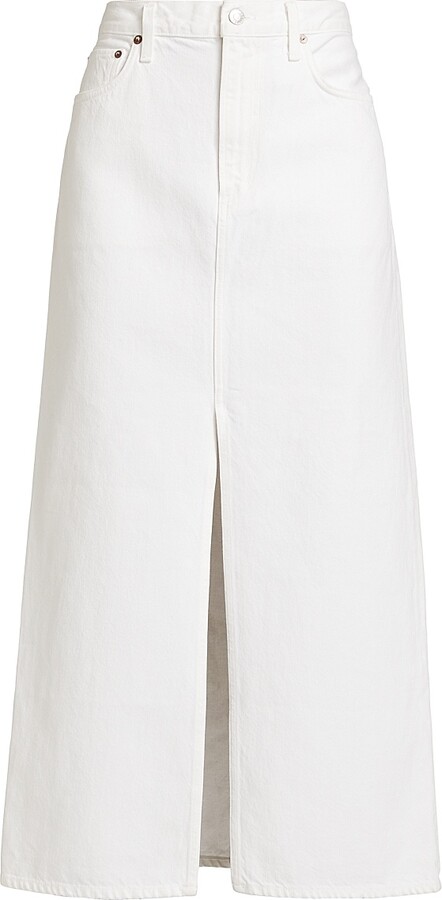 Women's Leif Denim Maxi Skirt - Milkshake - Size 26
