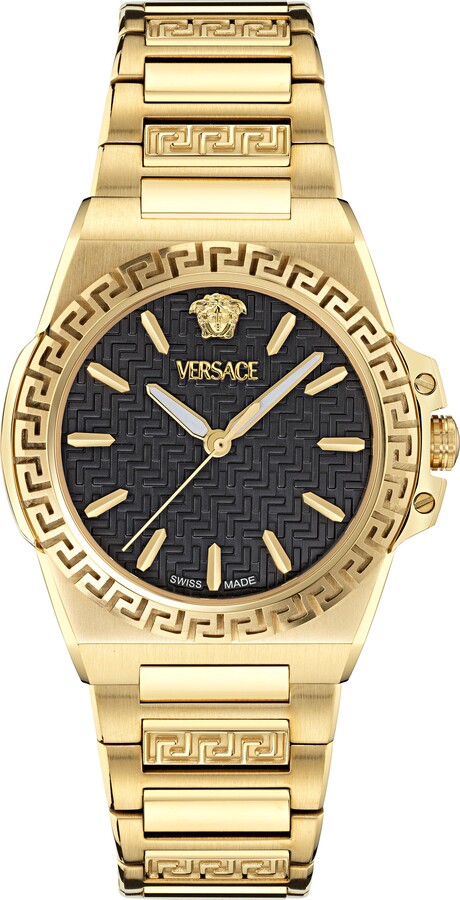 Greca Reaction Bracelet Watch, 38mm