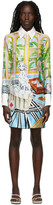Thumbnail for your product : Casablanca Multicolor Silk Shirt Dress