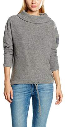 Napapijri Women's TAURAGE Sweatshirt, Grey (MED Grey Mel), (Manufacturer Size: Medium)