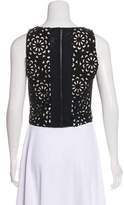 Thumbnail for your product : Alice + Olivia Sleeveless Crop Top