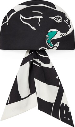 Valentino Garavani Women's Escape Panther Print Cotton And