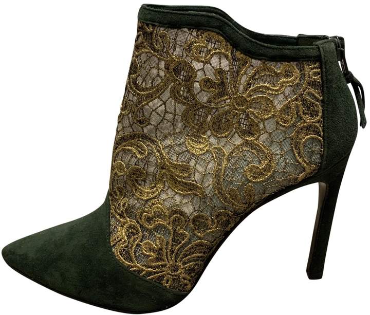 stuart weitzman green boots