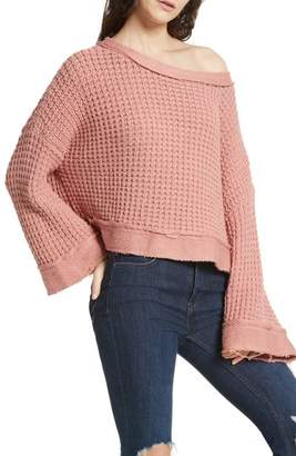 Free People Maybe Baby Bell Sleeve Sweater