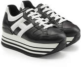 Hogan Maxi H222 Leather Platform Sneakers