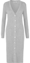 Thumbnail for your product : Autumn Cashmere Ribbed Cotton Maxi Cardigan