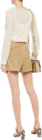 Thumbnail for your product : See by Chloe Ruffle-trimmed Georgette Blouse