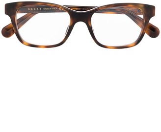 tortoise shell gucci glasses