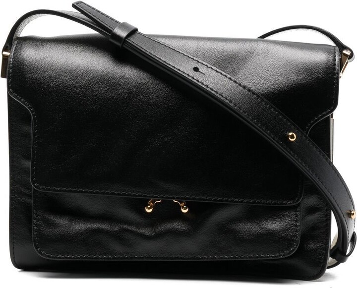 Marni Concertina Leather Shopping Bag ShopStyle