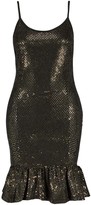 Thumbnail for your product : boohoo Drop Hem All Over Sequin Mini Dress