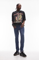 Thumbnail for your product : Topman Skinny Fit Cotton Jeans