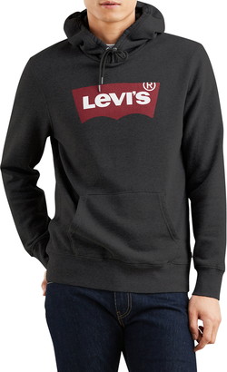 black and red levi hoodie
