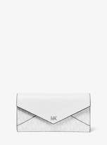 Thumbnail for your product : Michael Kors Large Logo And Leather Envelope Wallet