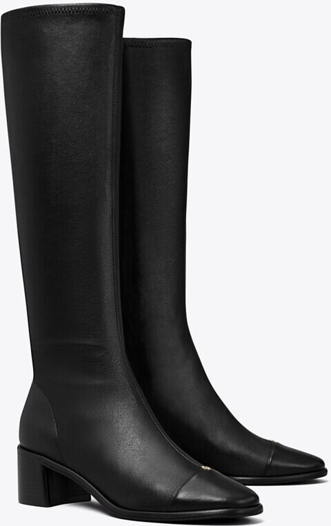 Tory Burch Cap-Toe Knee-High Boot