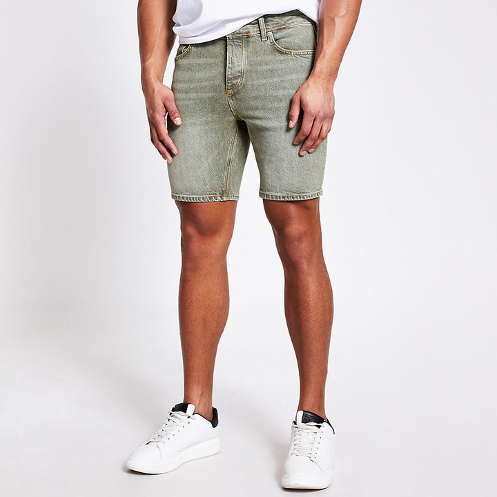 river island denim shorts