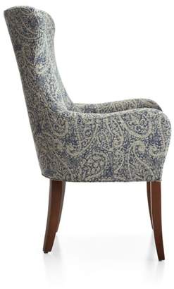 Crate & Barrel Galloway Paisley Wingback Dining Chair
