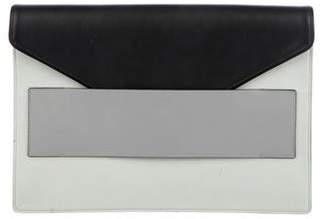 Narciso Rodriguez Tricolor Leather Clutch