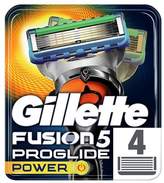 Thumbnail for your product : Gillette Fusion Proglide Power Men's Razor Blades 4 count