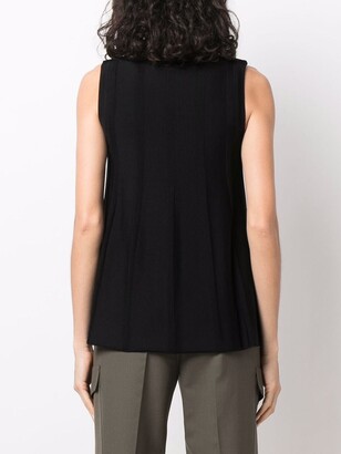 Malo Wide Ribbed Knit Top