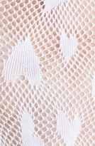 Thumbnail for your product : Betsey Johnson 'Shortie' Lace Trim Fishnet Socks