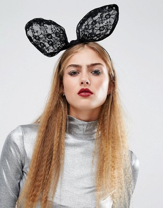 Orelia Halloween Statement Bunny Bow Headband