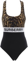 Thumbnail for your product : Burberry Leopard Print Lycra One Piece Swimsuit